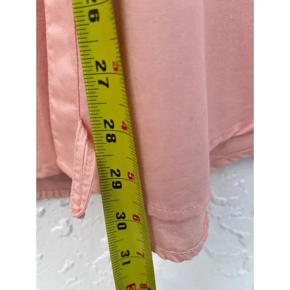 Hook and Tackle Mens Long Sleeve Button Up Fish Embroidered Vented Shirts Pink L - Picture 7 of 14